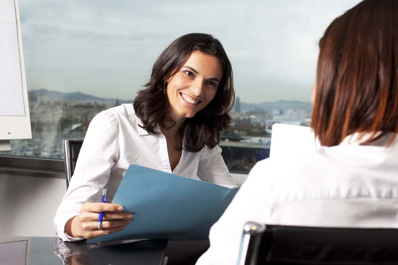 agency staffing solutions: job interview photo