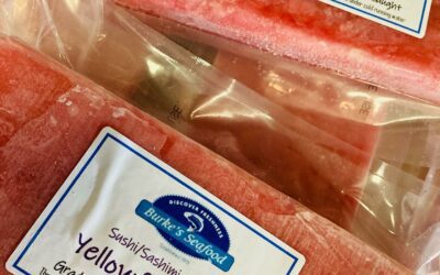 This week at the fresh fish counter: – Back in Stock: Yellowfin Tuna Saku Block. Perfect for Sushi and Poke bowls. A customer favorite! – Fresh Swordfish $15.99lb. – Fresh Scrod Haddock $12.99